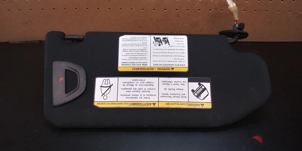  left side sun visor oem 