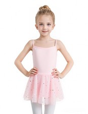Tutu.kk Toddler Ballet Leotards for Girls Camisole Dance 4-5T, Pink