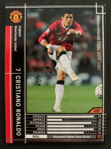 2006-07 Panini SEGA WCCF # 136 Cristiano Ronaldo Manchester United card - Bild 1 von 1