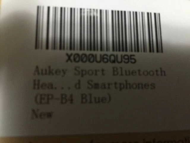 Fones de ouvido Bluetooth AUKEY fones de ouvido esportivos sem fio com controle remoto embutido e microfone para iPhone... - Imagem 2 de 4