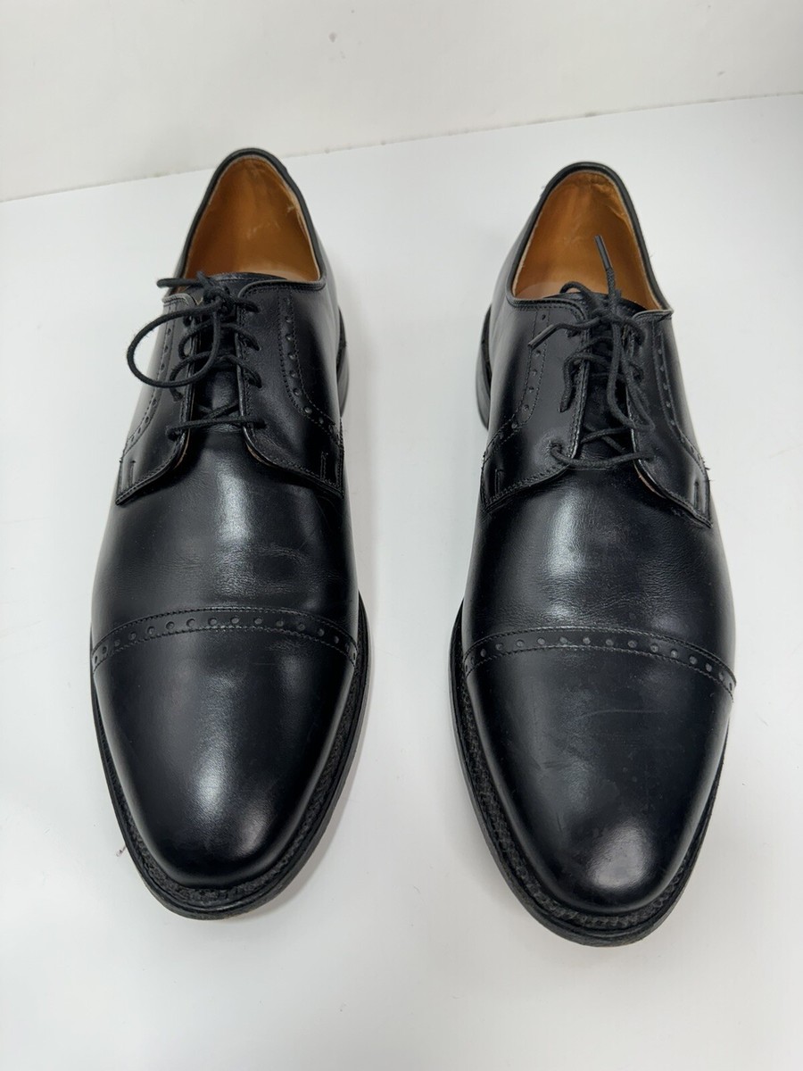 ALLEN EDMONDS / CLIFTON - Leather Cap Toe Oxfords 12 D Shoes 