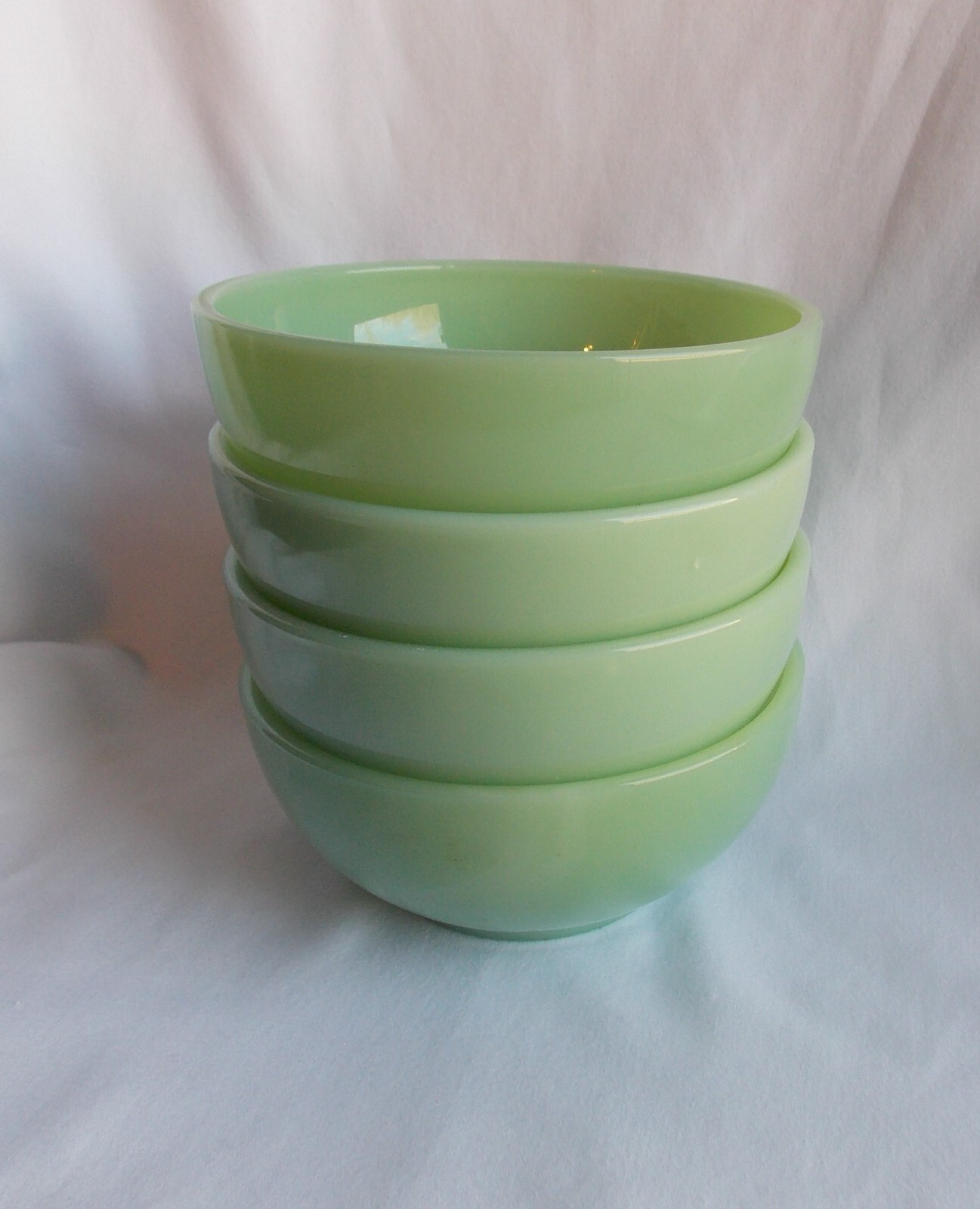 Vintage Fire King Jadeite Chili Cereal Bowls eBay