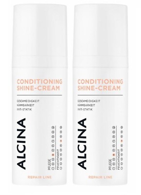 2x Alcina Conditioning Shine Cream Emulsion 50 ml