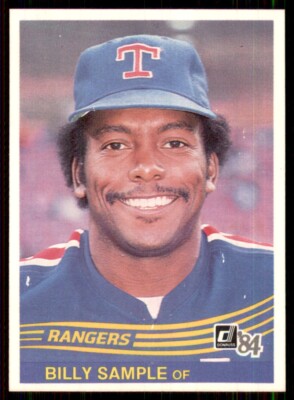 1984 Donruss Set Break #403 Billy Sample Texas Rangers
