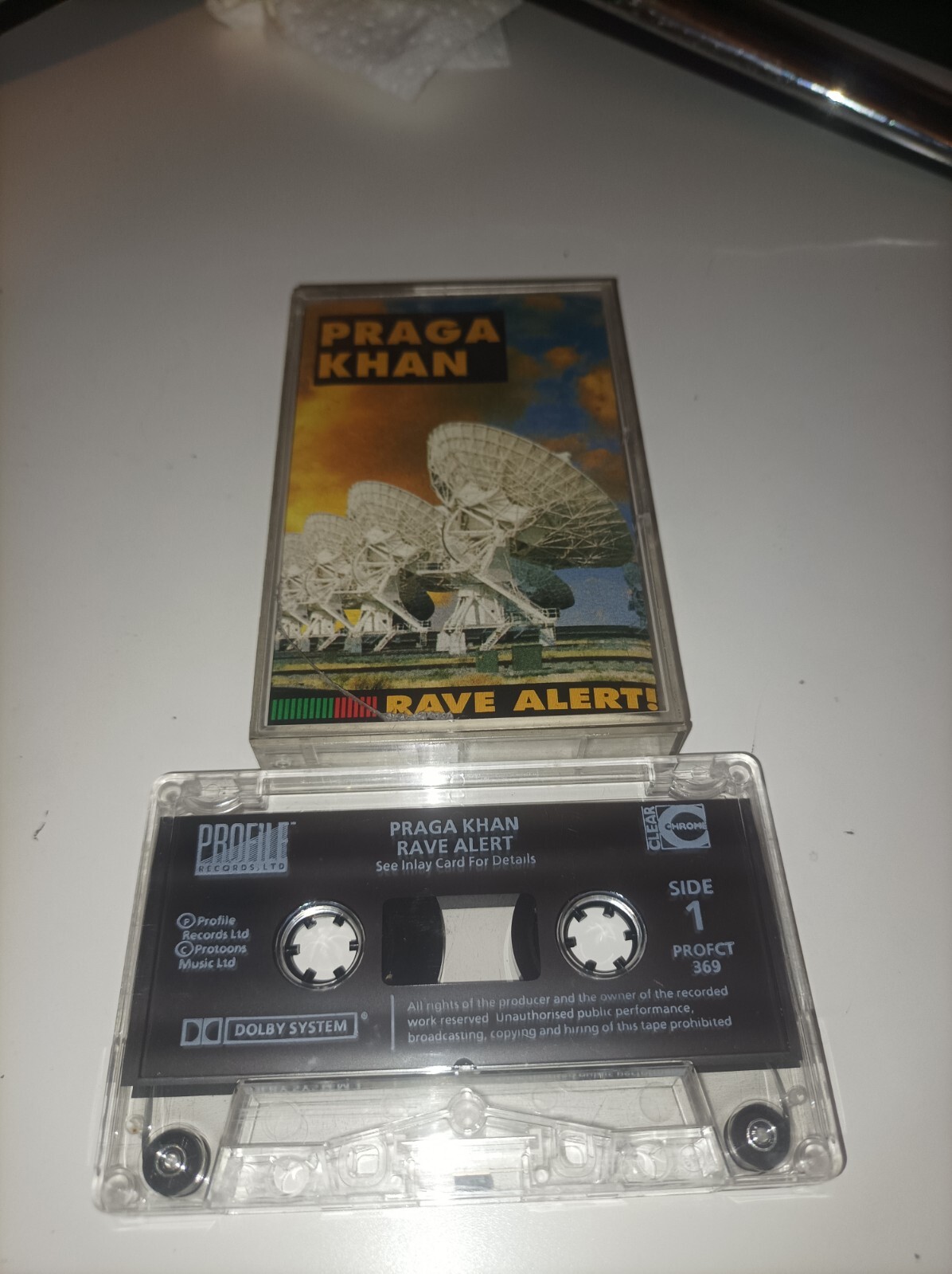 Praha Khan Rave Alert Cassette TESTED