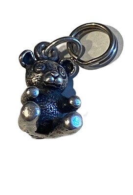 Sterling Silver Charms Teddy Bear Charm James Avery Retired JAMES