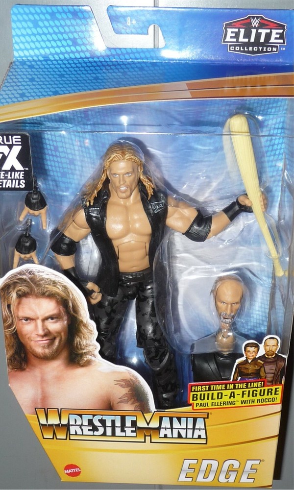 EDGE  WWE Mattel Wrestlemania 37 Elite Action Figure Build Paul Ellering DMG PKG