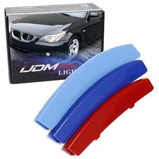 iJDMTOY Exact Fit M-Color Grille Insert Trims Compatible With BMW 2004-2010 E...