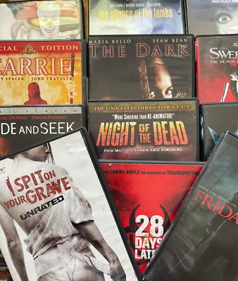DVD Select 100s of HORROR  Halloween     Combined Shipping   