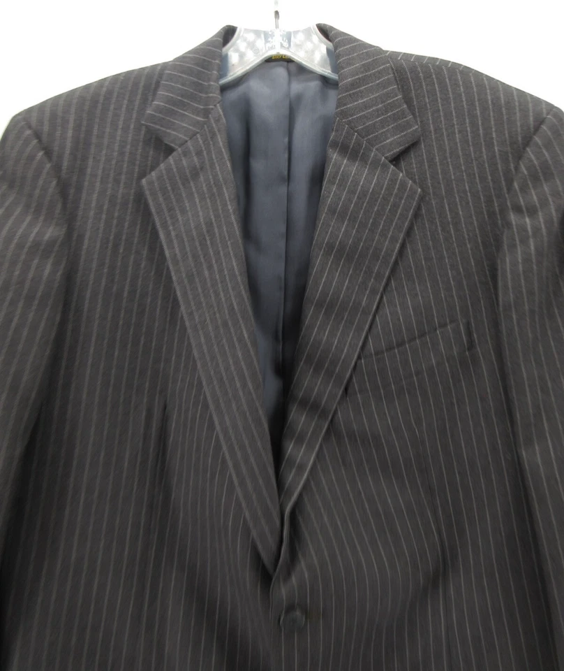 Abrigo Deportivo Dunhill Hombre 38 Gris Blazer Rayas Años 60 70 Chaqueta de Lana * Foto 2 de 4