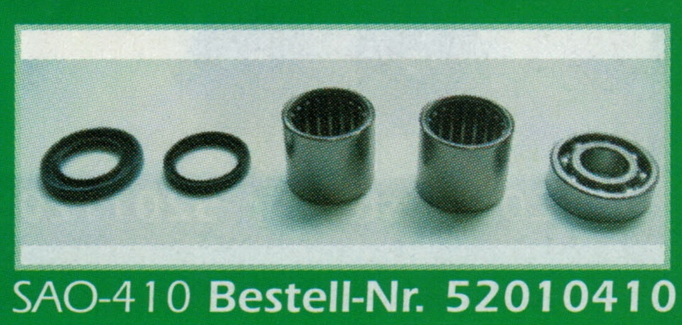 Supprimer le jeu arrière sur KAWASAKI W 650 avec le kit roulements SAO-410
