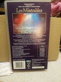LES MISERABLES in Concert THE DREAM CAST 10th Anniversary Performance - VHS Tape