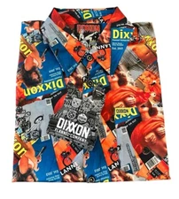 NEW Dixxon Flannel Co Mens The Articles Party SS Button Up Shirt Size Large NWT