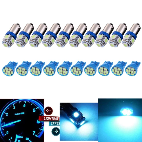 20X T10 BA9S 168 1816 LED Instrument Panel Gauge Cluster Dash Light Bulbs 194 57 - Picture 24 of 27