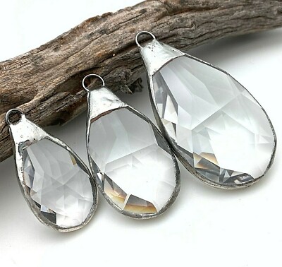 Silver Colored Chandelier Crystal Pendant (Available In 3 Options) (SGP65)