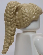 Lego Tan Minifig Hair Female Coiled with Ponytail