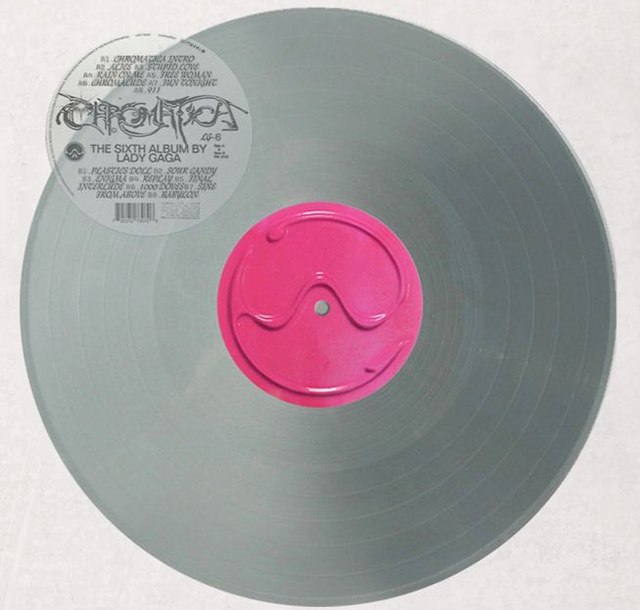 Lady Gaga Chromatica Exclusive Limited Edition Silver Colored Vinyl