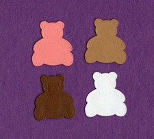 BEAR  2 die cuts scrapbook cards