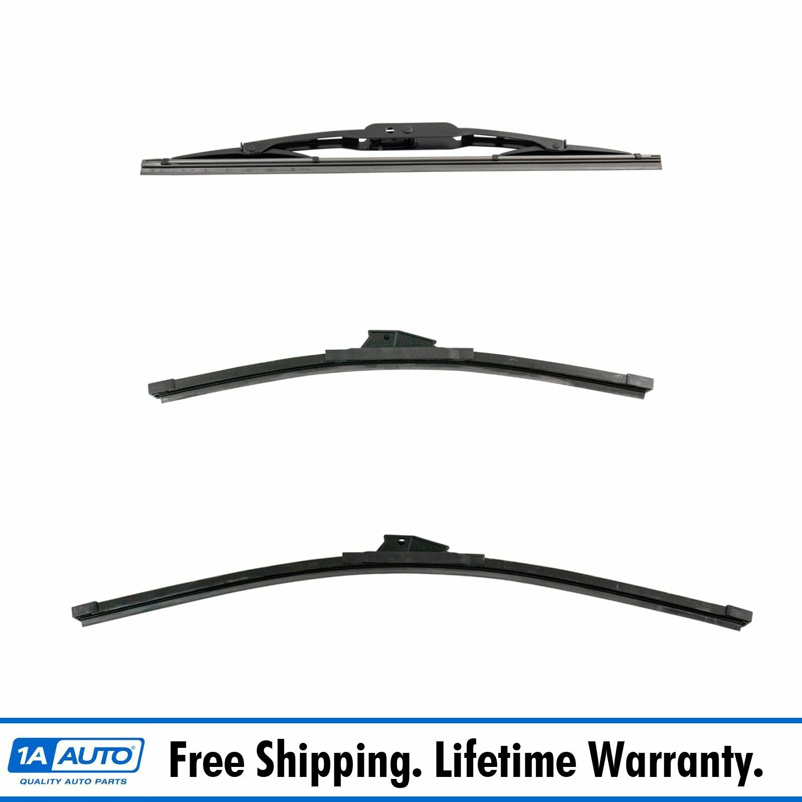 Trico Ice & Exact Fit Windshield Wiper Blade Front & Rear 3pc Set eBay