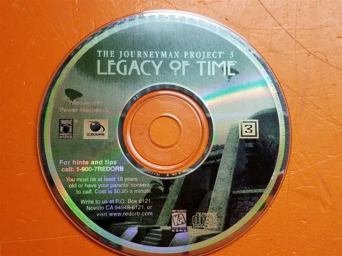  Journeyman Project 3: Legacy of Time - PC : Video Games