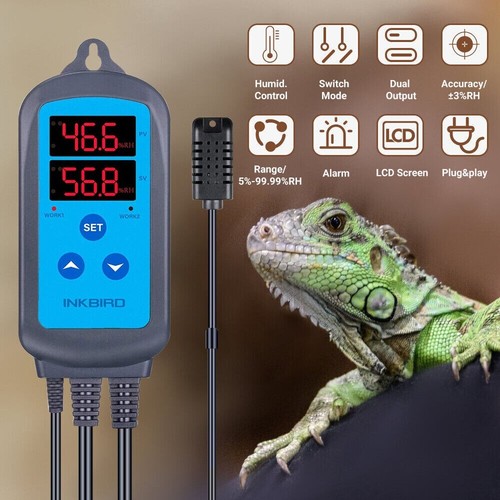 Inkbird 220V Pre-wired Humidity Controller + Reptile Humidifier 4L Water Tank AU - Picture 11 of 12