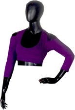 PURPLE ATS Tribal Gypsy Bohemian DeLuxe Stretchy Choli Top