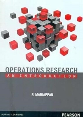 Operations Research:An Introduction by Mariappan 1st INTL ED-9788131799345