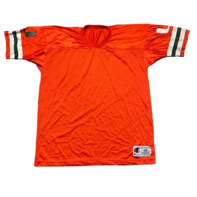 Vintage 90s Champion University Of Miami Hurricanes NCAA Football
