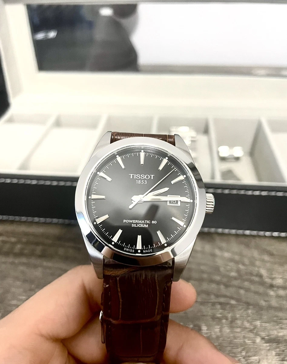 Tissot black clearance watch