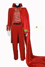 The Phantom of the Opera Phantom Red Costume Outfits Jacket Coat Halloween
