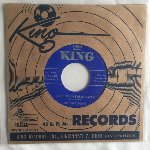 The Swallows - Since You've Been Away / Wishing For You 7", 45 RPM Red - Picture 2 of 6