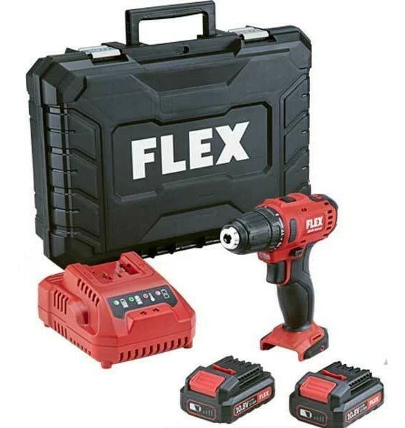 Trapano avvitatore a batteria Flex DD 2G 12-LDBC 2x2,5Ah batterie + caricabatterie 532.274 ottimo!!!