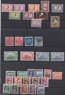 Gemischte Briefmarken Türkei MH und USED