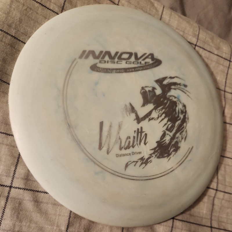 Innova PFN DX Wraith Swirly Blue Disc Golf Distance Driver 150g Pat No
