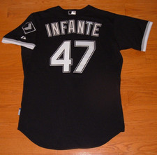 JEU CHICAGO WHITE SOX GREGORY INFANTE ROOKIE 2010 OCCASION PORTÉ MAILLOT ALTERNATIF