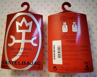 Castelbajac Eau de Parfum 1.7 oz 50 ml Spray New Old Stock Sealed Box Mfg 2001