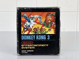 Donkey Kong 3 (1984) Nintendo Entertainment System NES Asian Version Boxed ASI