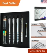Arts GraphGear 1000 Mechanical Pencil  Gift Set with Refill Leads & Erasers