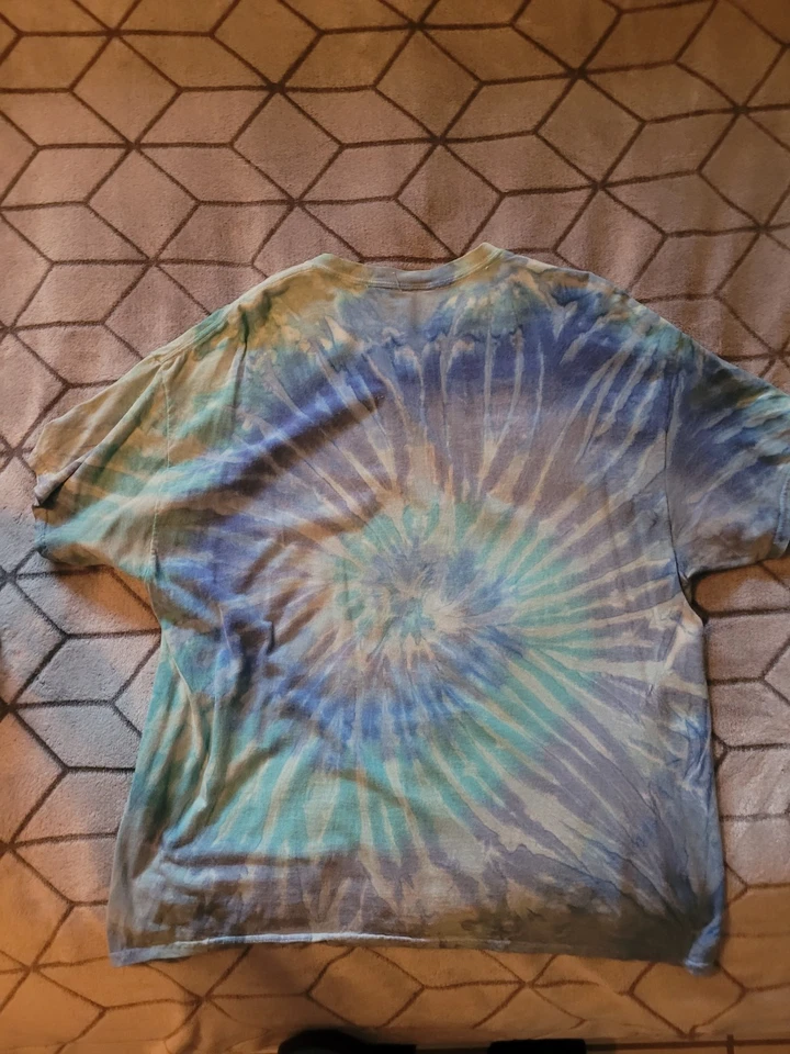 Camiseta Snoop Dogg Blue Tye Dye Tour Talla XL Foto 2 de 2