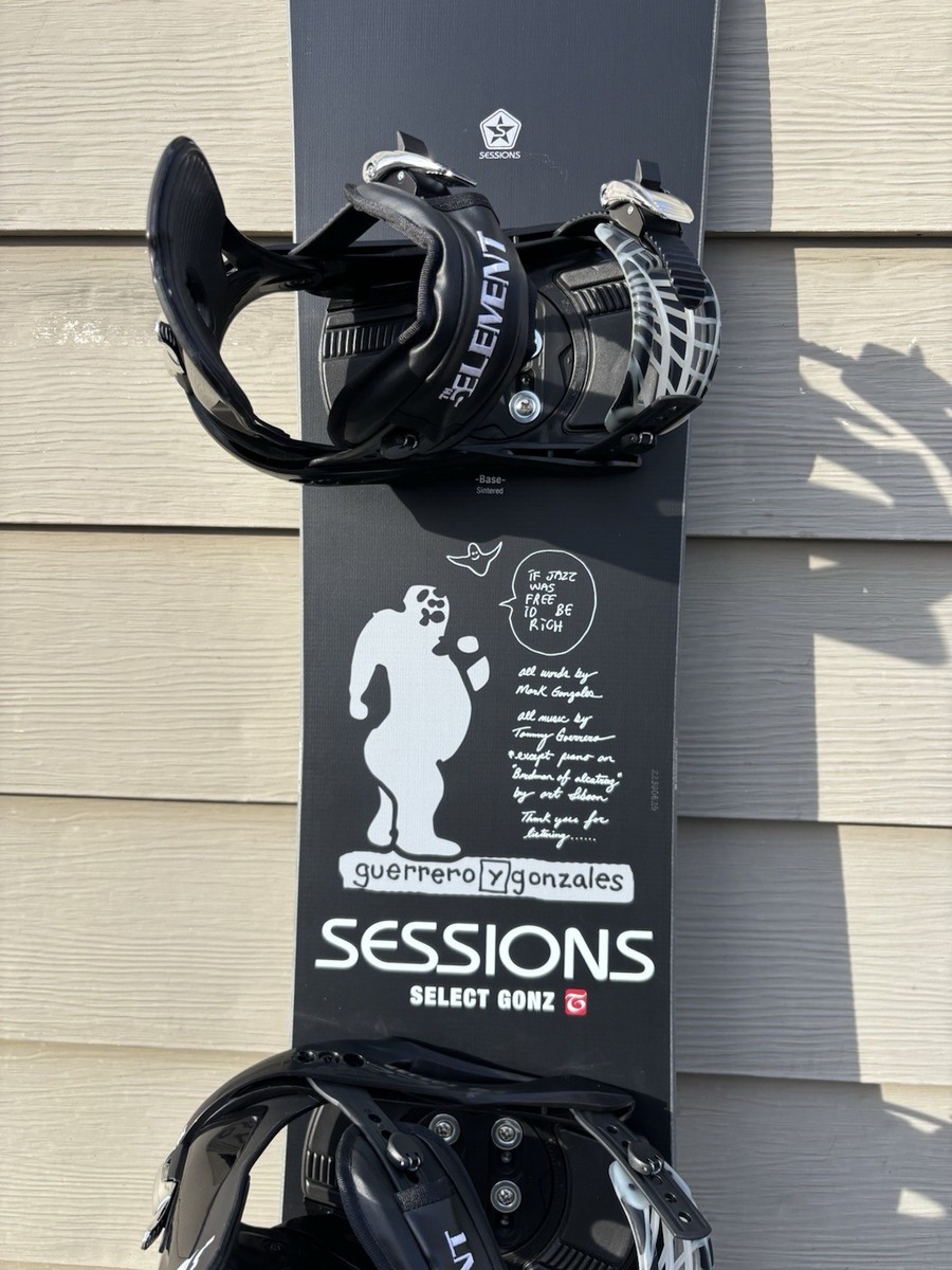 Sessions Gonzales 148cm or 151cm Snowboard w/5th Element Medium