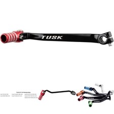 Folding Shift Lever Black Red Tip For Honda Trx 400ex 1999-2008