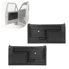 Inner Door Panels Replacement For 1980-1986 Ford Truck F150 F250 F350 Bronco Blk