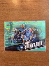 2022 Topps Chrome MLS Aqua Lava Refractor Andre Shinyashiki 95/299 Charlotte
