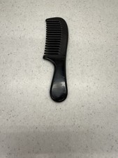 Black Buffalo Ox Horn Comb Handmade Wide Tooth Anti Static Scalp Massage