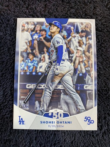 2024 Topps 50/50: Shohei Ohtani - Shohei Ohtani #100 HR #50
