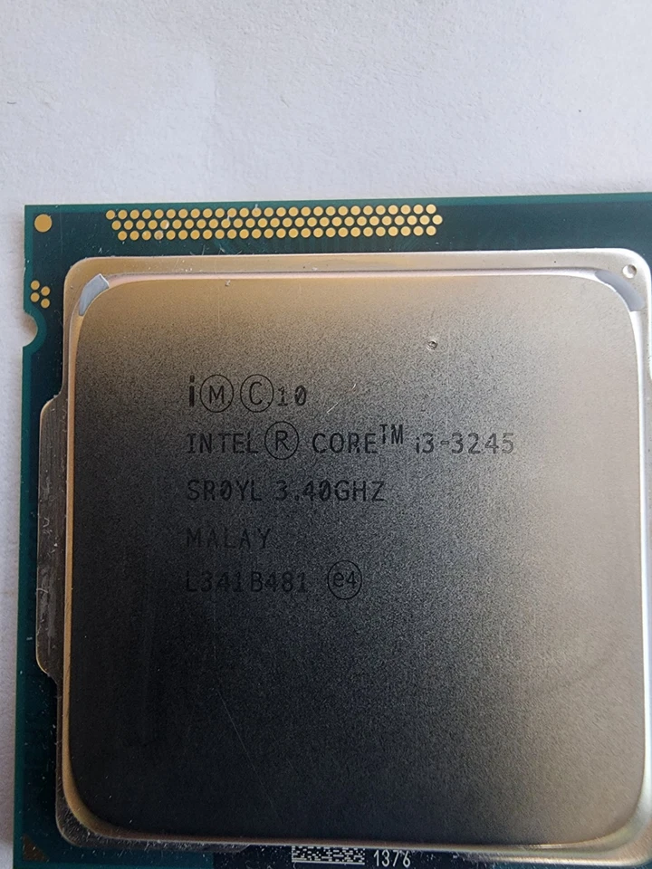 Intel Core i3-3245 3.40GHz Dual-Core Processor - LGA1155 - SR0YL - Tested - Image 2 of 3