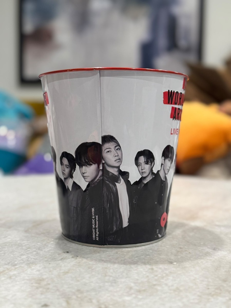 BTS 釜山ポップアップ ARIRANG キャップ RD 赤 BTS World Tour Arirang Popcorn Bucket & Cup Theater Exclusive In