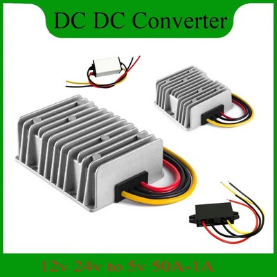 DC DC Step Down Voltage Converter 12V 24V to 5V 1A-50A Buck Regulator Module