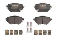 Abe C22047ABE Bremsbelagsatz, Scheibenbremse FüR Toyota