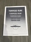 1986 Vintage Torpedo Run Floor Wars Game Manual, Milton Bradley MB Ships Subs
